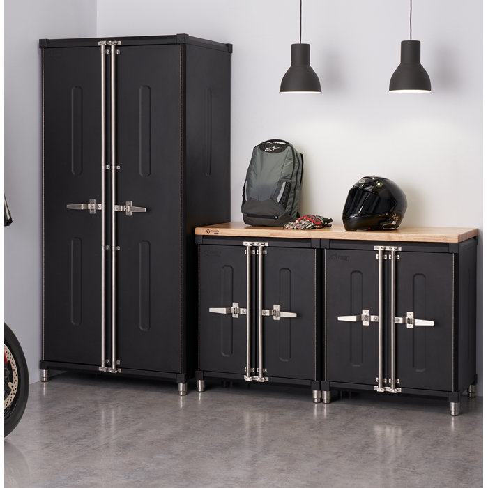 WFX Utility™ Système de rangement complet de garage avec armoire 4 pièces Wayfair.ca